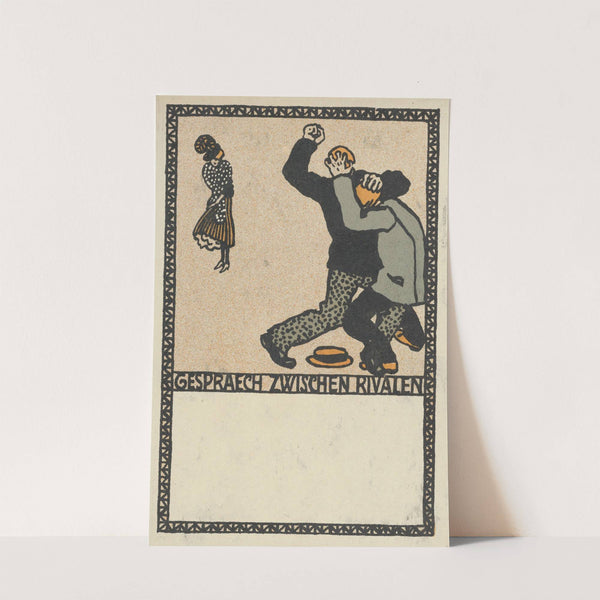 Conversation Between Rivals (Gespraech Zwischen Rivalen) by Moriz Jung