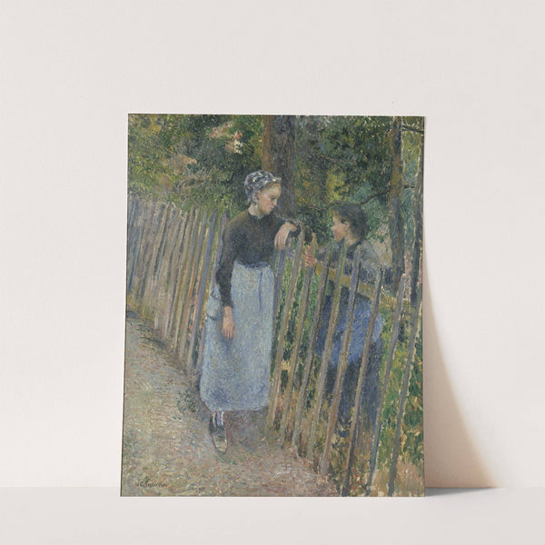 Conversation by Camille Pissarro