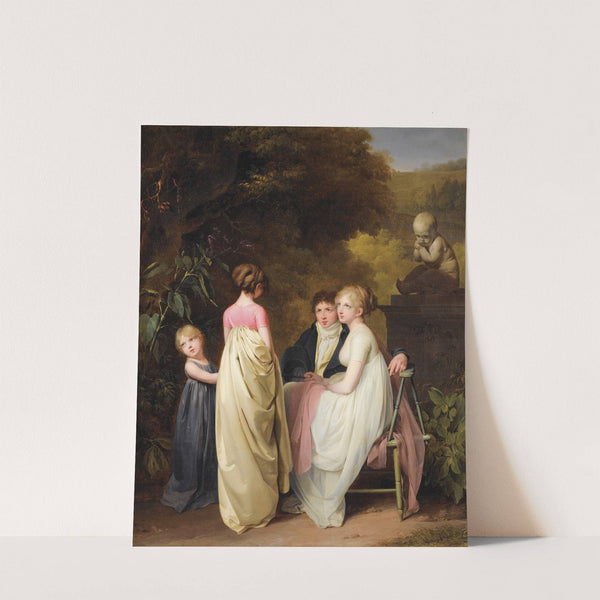 Conversation Dans Un Parc (Conversation In A Park) by Louis Léopold Boilly