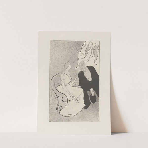 Conversation entre une femme et un homme (1895-1900) by Henri-Gabriel Ibels