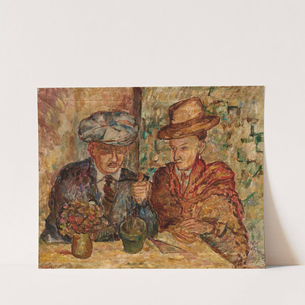 Conversation (F. Kowarski and T. Gronowski) by Tytus Czyżewski