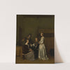 Conversation galante by Gerard ter Borch