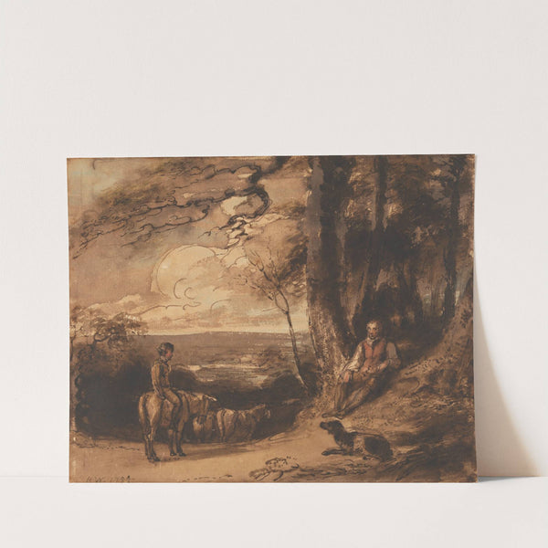 Conversation on a Country Road by Richard Westall