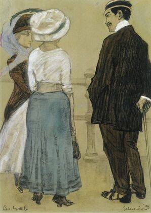 Conversation On The Boulevard, Scheveningen