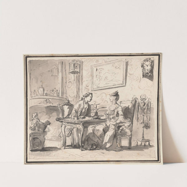 Conversation Piece (1770s) by Sigmund Freudenberger