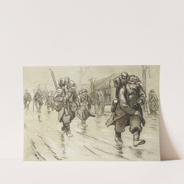 Convois sur la route (1917-1918) by Georges Goursat (Sem)