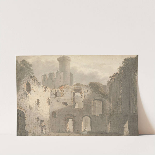 Conway Castle, a View of the Interior by John Roe of Warwick