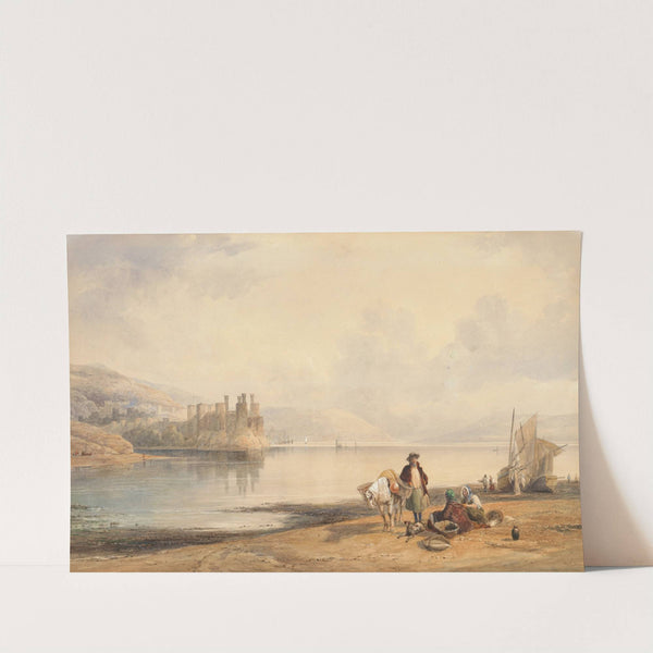 Conway Castle, North Wales (1847) by Thomas Miles Richardson