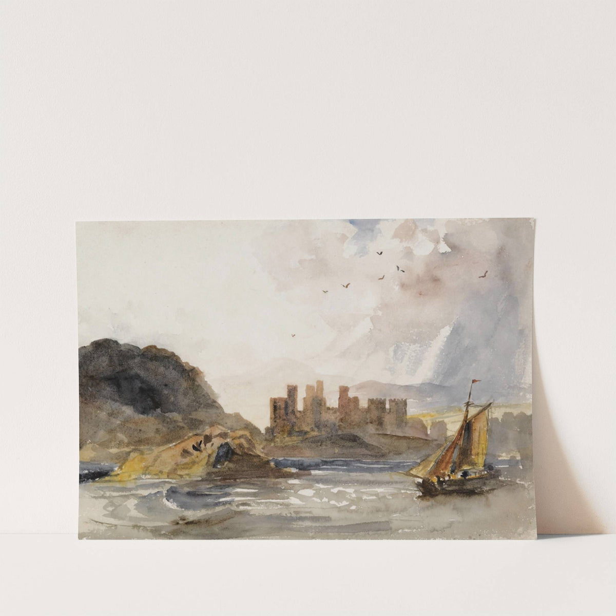 Conway Castle, North Wales by Peter De Wint