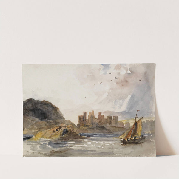 Conway Castle, North Wales by Peter De Wint