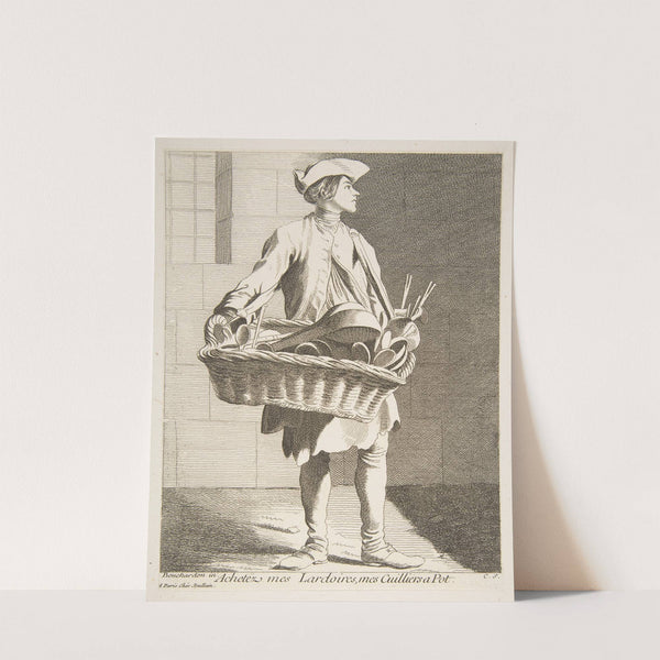 Cookware Peddler (1737-1746) by Edmé Bouchardon