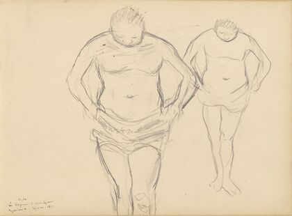 Copies of Cézanne’s Bathers