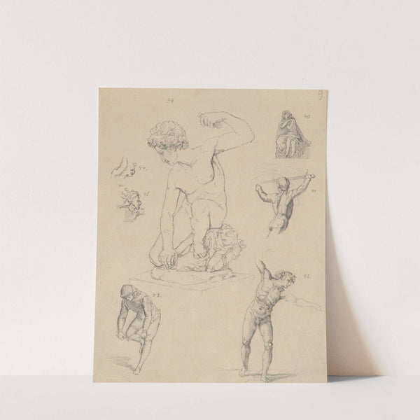 Copies of Raphael's compositions by Stanisław Wyspiański