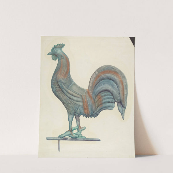Copper Cock Weather Vane by Harriette Gale