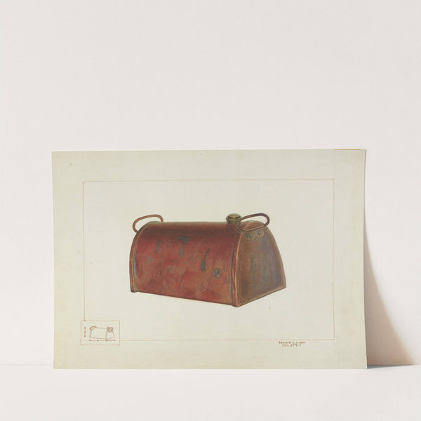 Copper Foot Warmer by Edward L. Loper