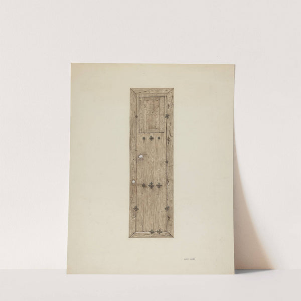 Copper-studded Door (One of a Pair) by Mary Hansen