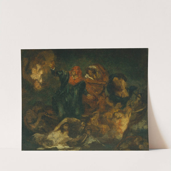 Copy after Delacroix’s ‘Bark of Dante’ (ca. 1859) by Édouard Manet