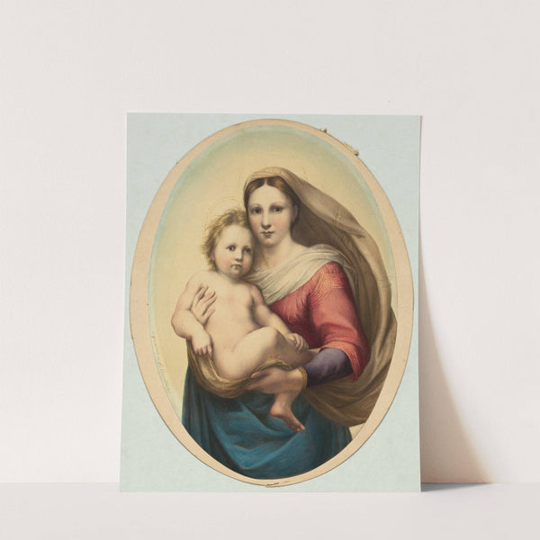 Copy after Raphael's Sistine Madonna by Rudolph Geudtner