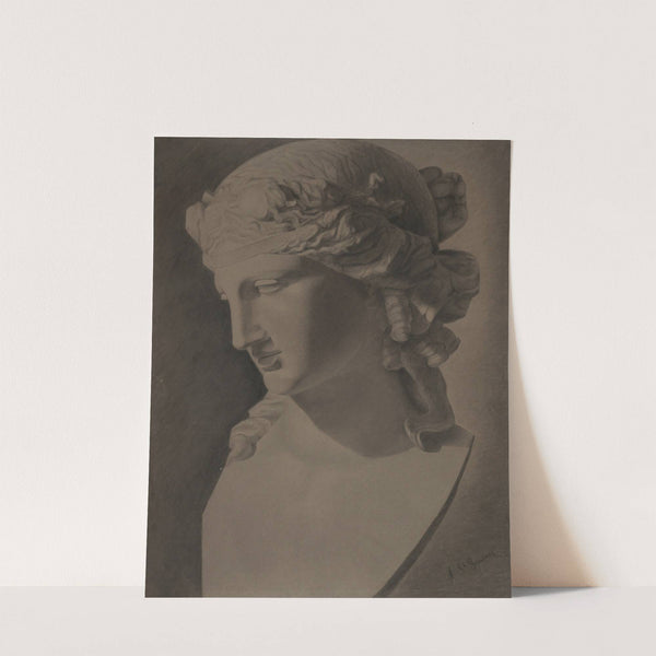 Copy from classical sculpture (head) by Augustus Saint-Gaudens