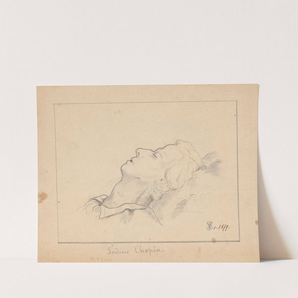 Copy of Teofil Kwiatkowski's composition 'Chopin on his deathbed' by Stanisław Wyspiański