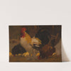 Coq et poules by Henri Deluermoz