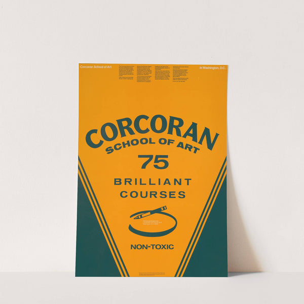 Corcoran School of Art. 75 brillant courses by Bob Shelley