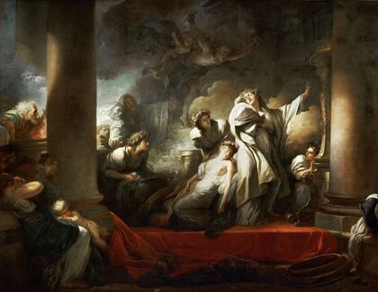 Coresus Sacrificing Himself To Save Callirhoe (1765)