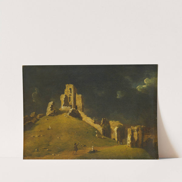 Corfe Castle, Dorset (1764) by John Inigo Richards