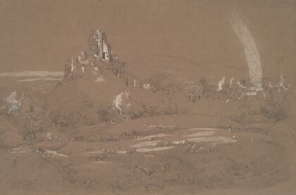 Corfu Castle and Town from the Cromwell Trenches