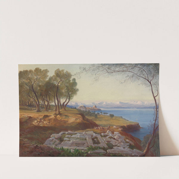 Corfu from Ascension 2 by Edward Lear