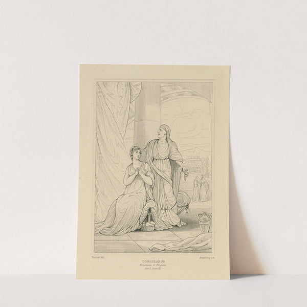 Coriolanus; Volumnia & Virginia, act I, scene III (19th century) by William Francis Starling