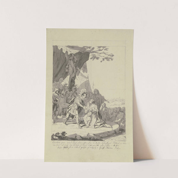 Coriolanus's wrath by Johann Heinrich Tischbein the elder