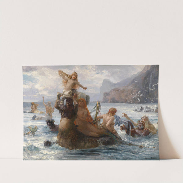 Cörlin Nixen Und Kentauren Beim Bade by Ernst Albert Fischer