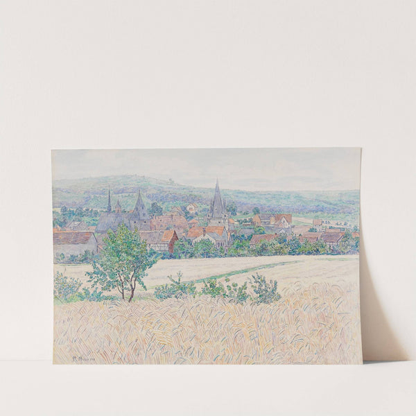 Corn fields outside Neustadt in Hesse (1917) by Paul Baum