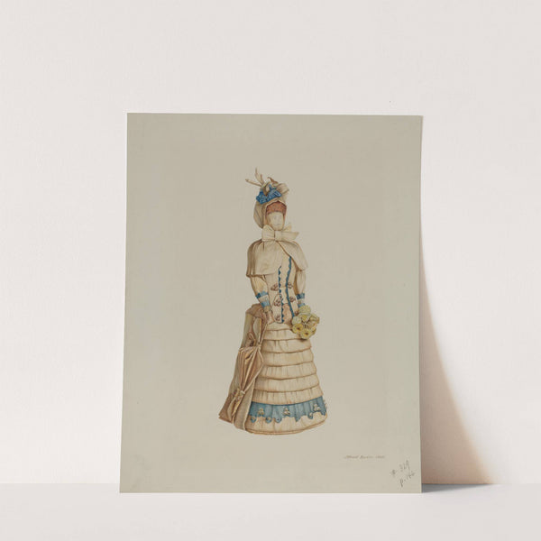 Corn Husk Doll by Albert Rudin