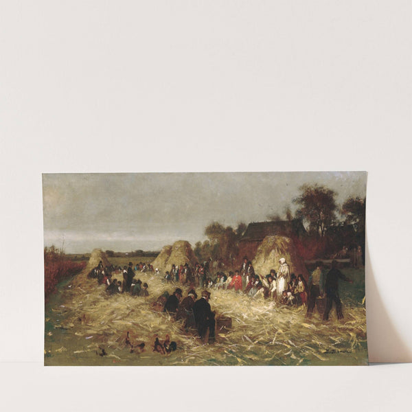 Corn Husking at Nantucket (ca. 1875) by Eastman Johnson