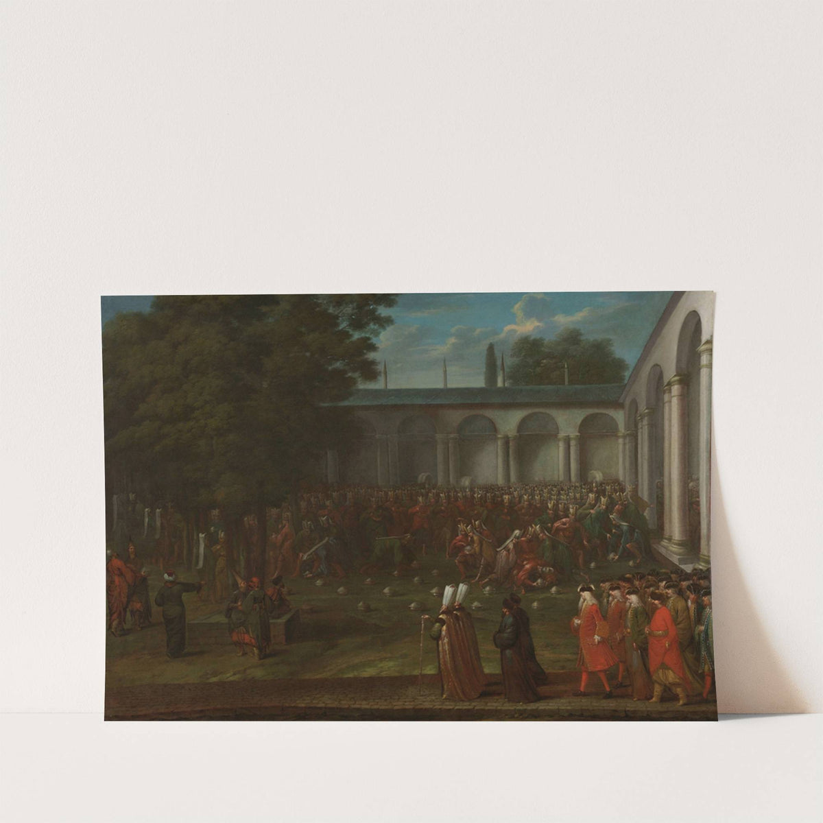 Cornelis Calkoen on his Way to his Audience with Sultan Ahmed III by Jean Baptiste Vanmour