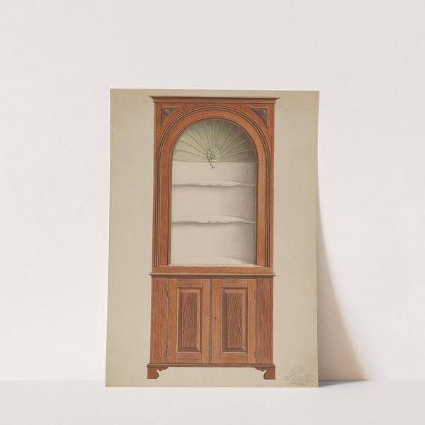 Corner Cupboard by Ferdinand Cartier