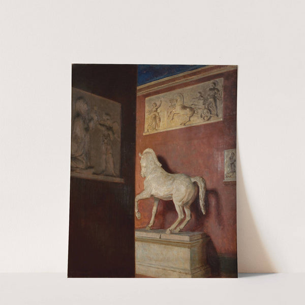 Corner From A Corridor At Thorvaldsens Museum by Georg Seligmann