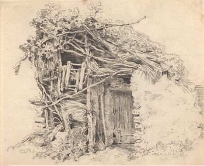 Corner of a Rustic Barn (1770)