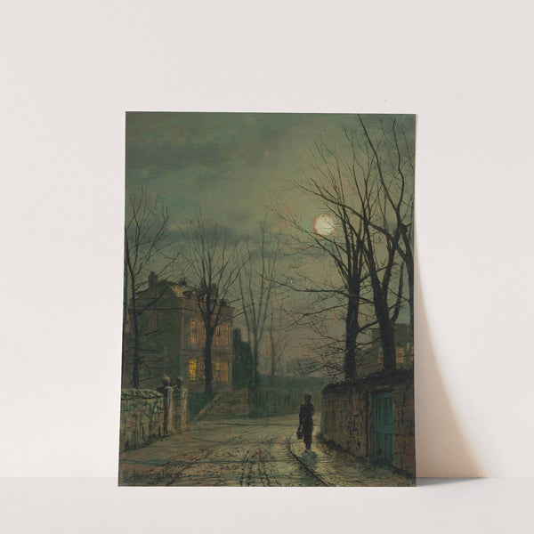 Corner of the Old Road, Claughton, near Scarborough (1882) by John Atkinson Grimshaw