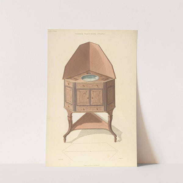 Corner wash-hand stand by Thomas Sheraton