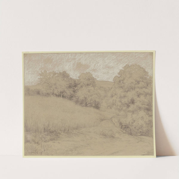 Cornfield at the forest by Peter Burnitz