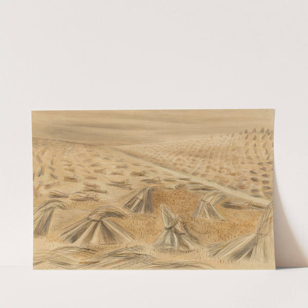 Cornfield, Avebury by Paul Nash