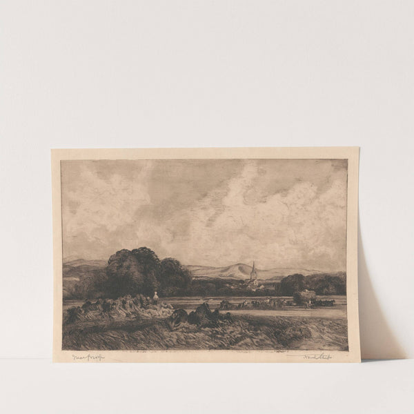 Cornfield Ivinghoe by Sir Frank Short