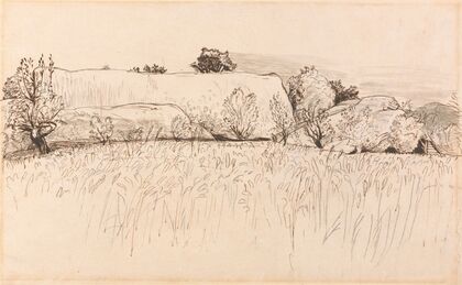 Cornfields with Barn, Shoreham