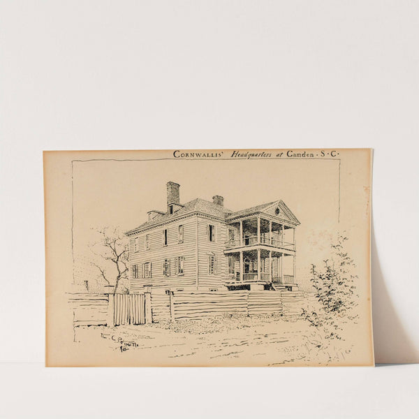 Cornwallace’s Headquarters, Camden, South Carolina (1898) by Ernest Peixotto