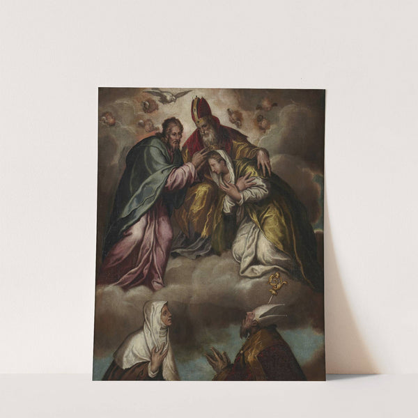 Coronation of the Virgin by Paolo Farinati