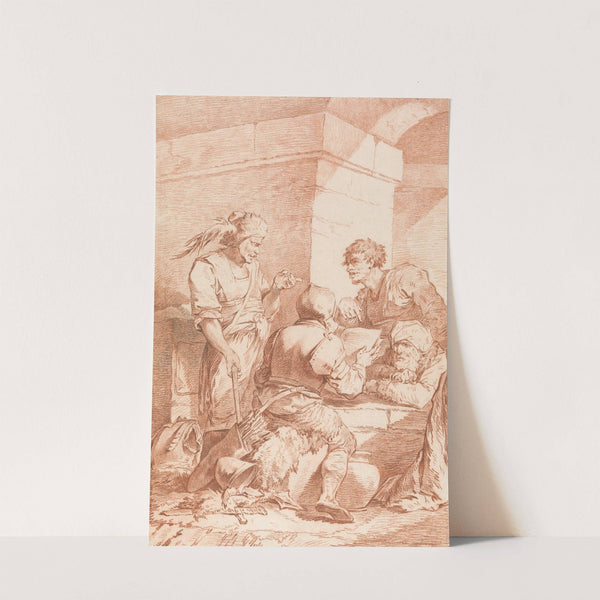 Corps de Garde (Barbarians Defeated by a Book) by Philip James de Loutherbourg