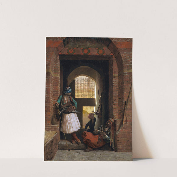 Corps de garde d’arnautes au Caire (1861.) by Jean-Léon Gérôme